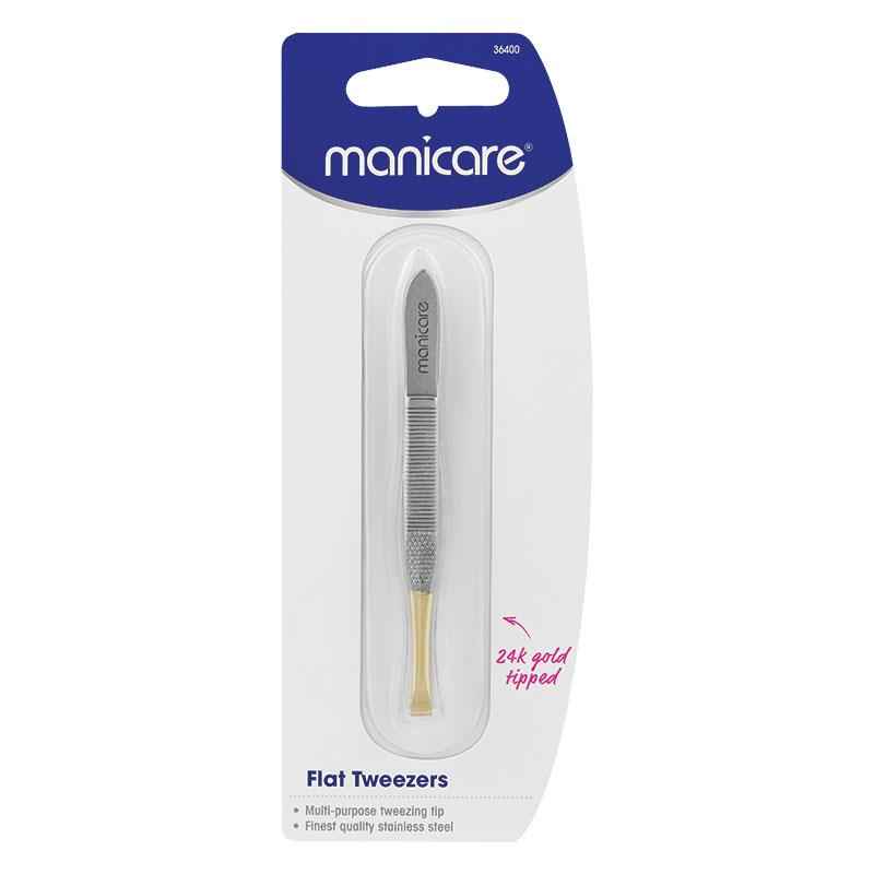 Manicare 24k Gold Flat Tweezers