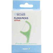Health & Wellness Dental Floss Picks 50 Pack Mint