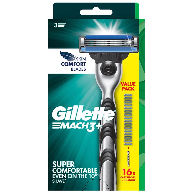 Gillette Mach 3 Razor +16 Blades