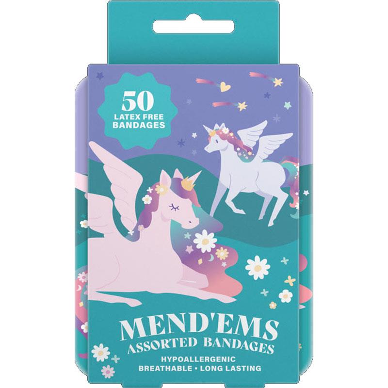 MendEms Bandages Tin Unicorn 50 Pack