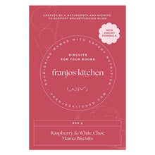Franjos Kitchen Raspberry and White Choc Mama Biscuits