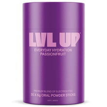 Lvl Up Everyday Hydration Sticks Passionfruit 30 Pack