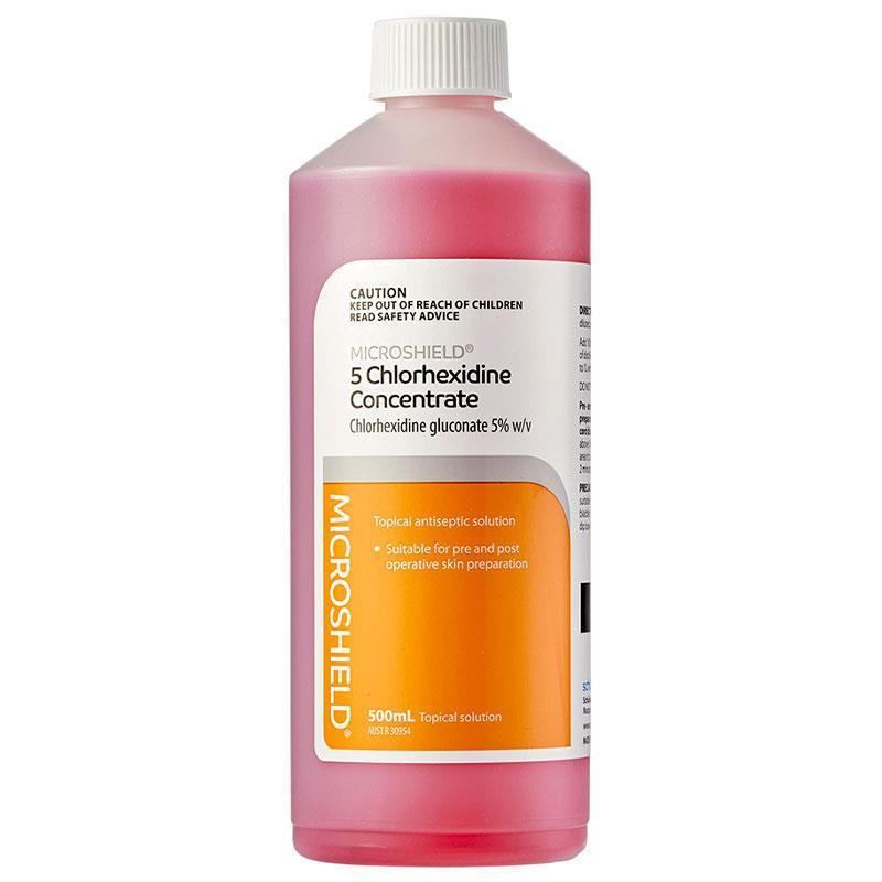 Microshield 5 Chlorhexidine Antiseptic Concentrate 500ml