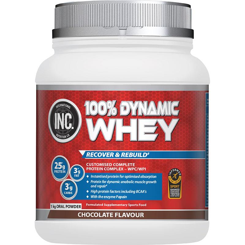 INC. 100 Dynamic Whey Chocolate Flavour 1kg