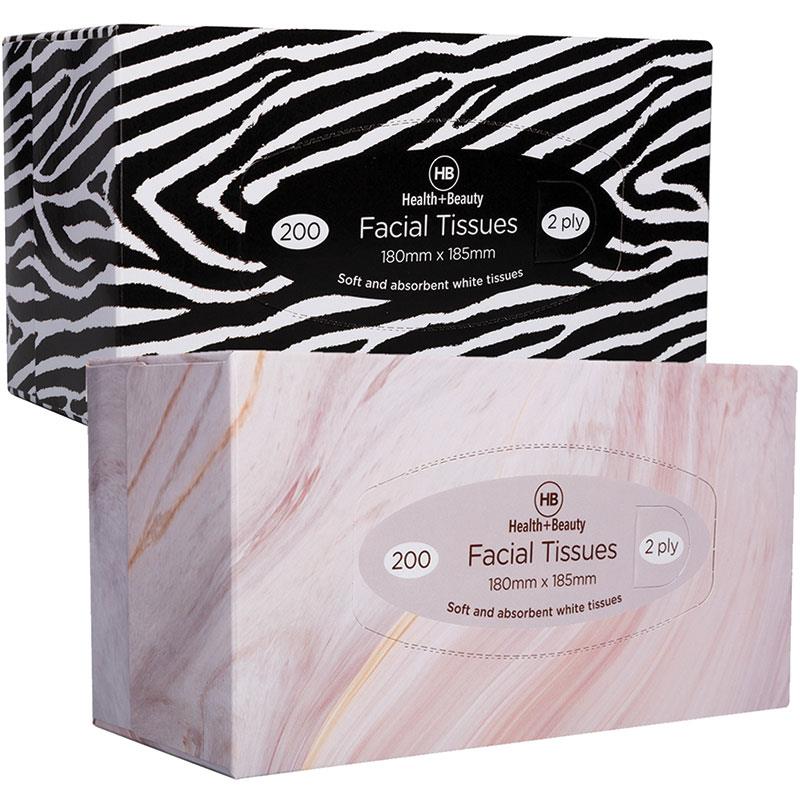Health & Beauty Facial Tissues 200 Limited Edition