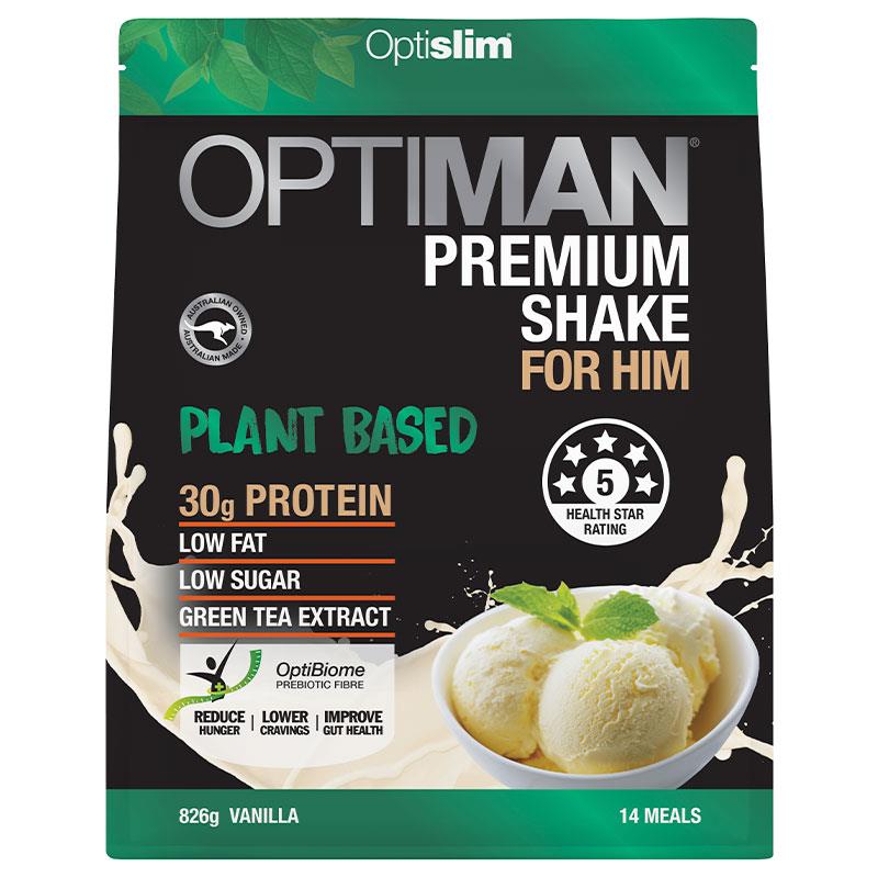 Optislim Optiman Plant Based Shake Vanilla 826g