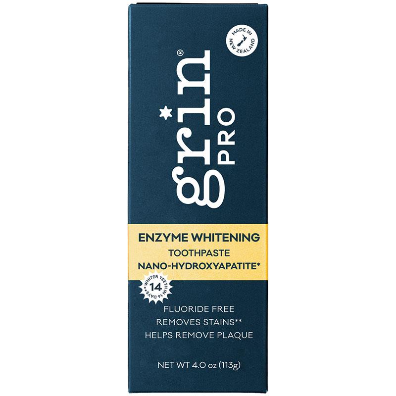 Grin Toothpaste Pro Enzyme Whitening + Nano-Hydroxyapatite Fluoride Free 113g