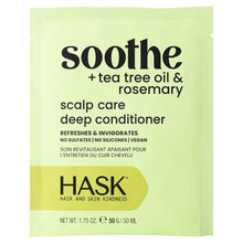 Hask Soothe + Tea Tree Oil & Rosemary Hair & Scalp Deep Conditioner 50g
