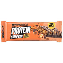 Muscle Nation Crisp Protein Bar Choc Peanut 60g