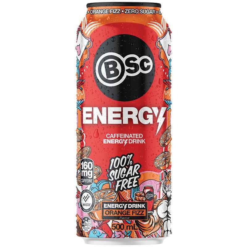 BSc Energy Drink Orange Fizz 500ml