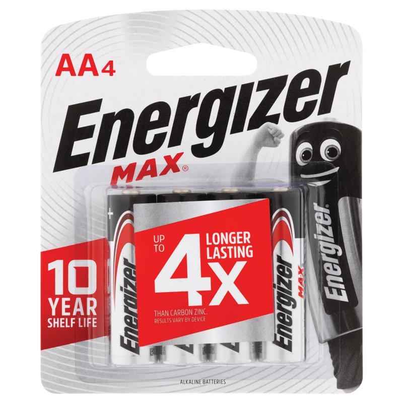 Energizer Max AA 4 Pack