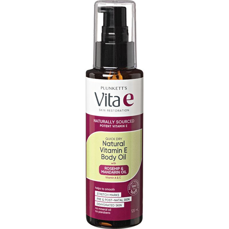 Plunkett's Vita E Natural Vitamin E Quick Dry Oil 125ml