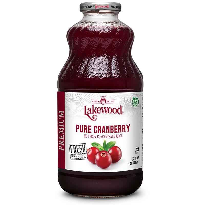 Lakewood Cranberry Juice Pure GF 946mL