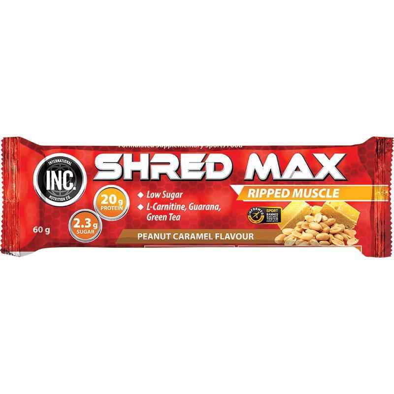 INC Shred Max Protein Bar Peanut Caramel 60g