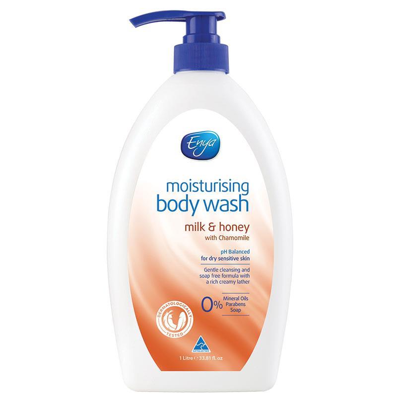 Enya Body Wash Milk & Honey 1 Litre