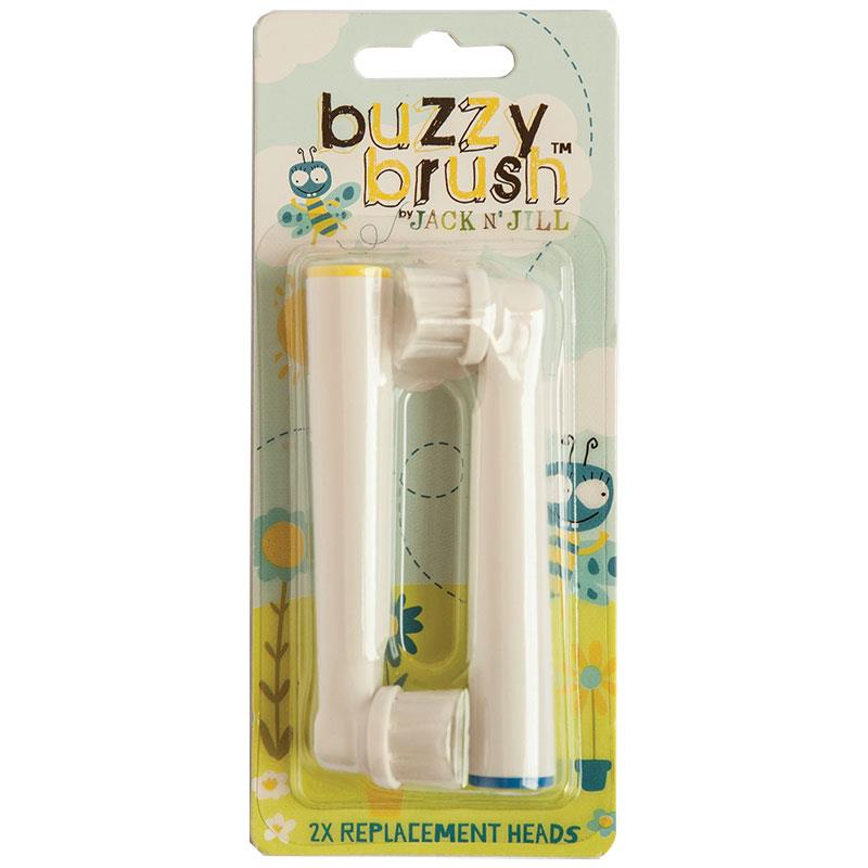 Jack n Jill Buzzy Brush Replacement Heads 2pk