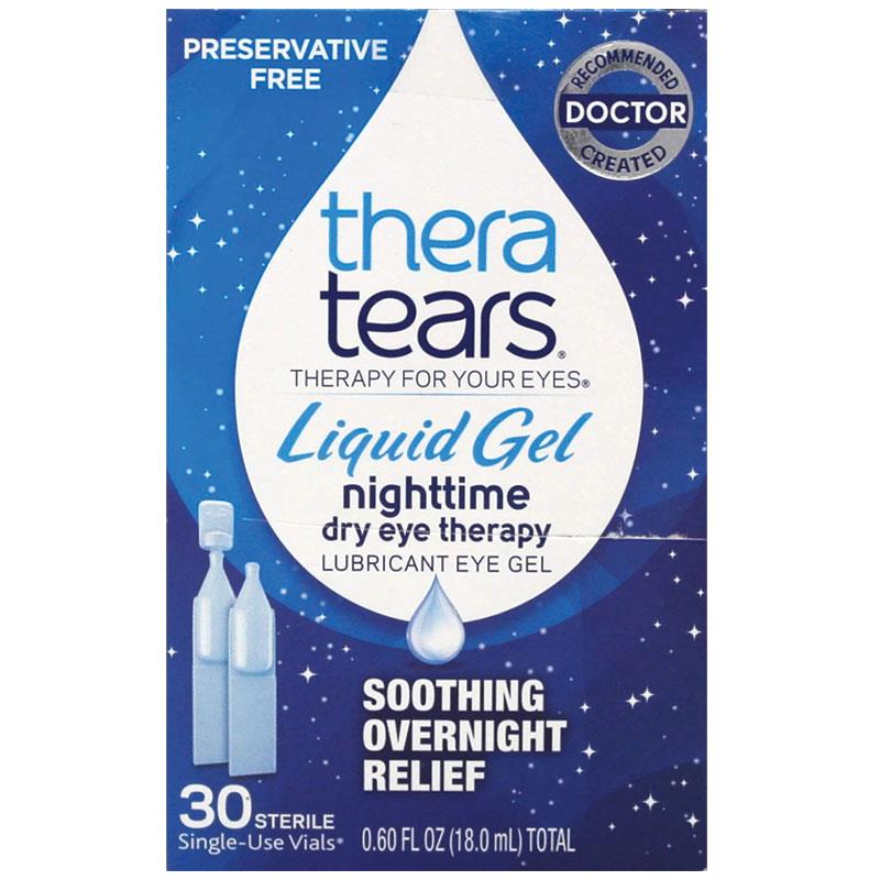 TheraTears Nighttime Lubricant Eye Gel 30 x 0.6ml Vials