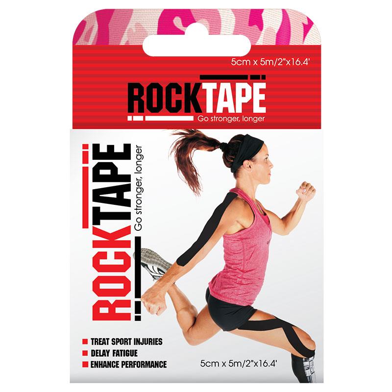 Rocktape Kinesiology Tape Camo Pink 5cm x 5m