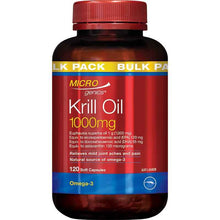 Microgenics Krill Oil 1000mg Bulk Pack 120 Capsules