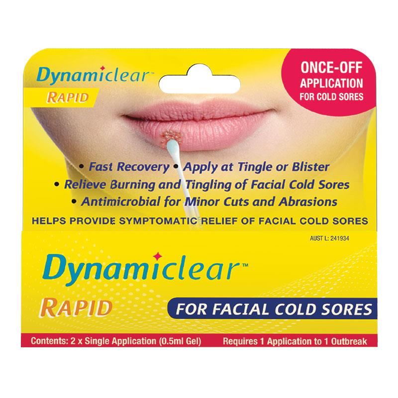 Dynamiclear Rapid Cold Sore Application 2 x 0.65g