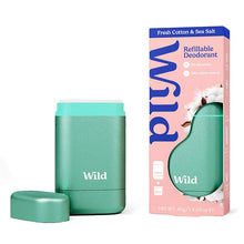 Wild Deodorant Stick Aqua Case Fresh Cotton & Sea Salt 40g