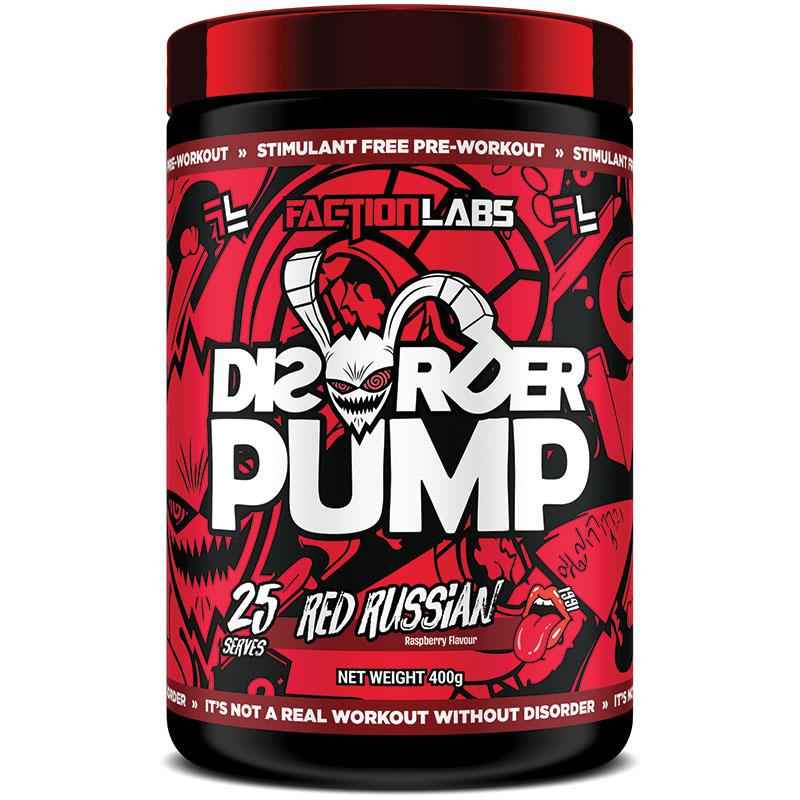 Faction Labs Disorder Pump Red Russian Raspberry 400g