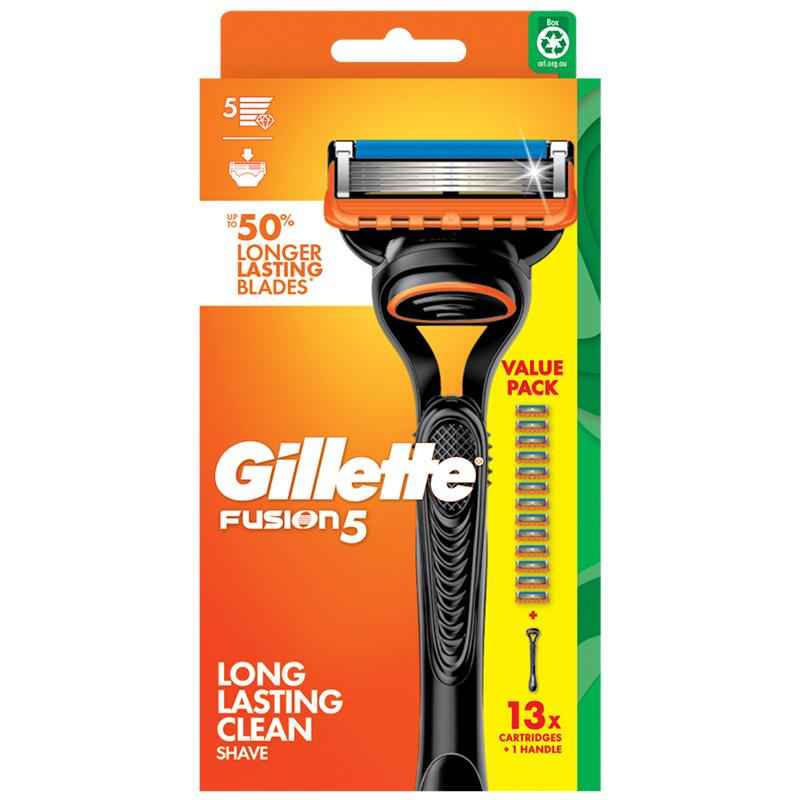 Gillette Fusion Manual Razor +13 Blades
