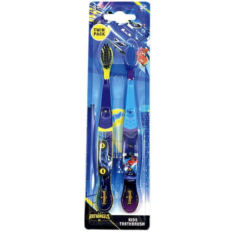 Kids Toothbrush Bat Wheels 2 Pack