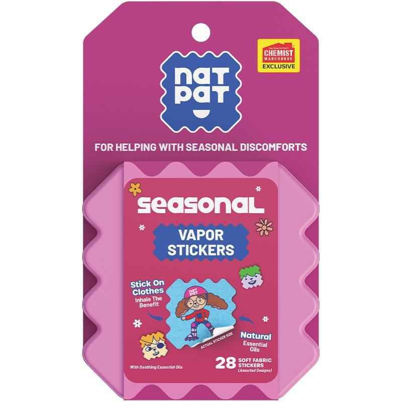 NatPat Seasonal Stickers 28 Patches