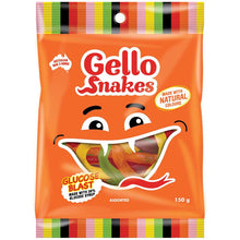 Gello Snakes Assorted 150g