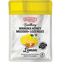 Double D Manuka Honey Lozenges Lemon 16 Pack