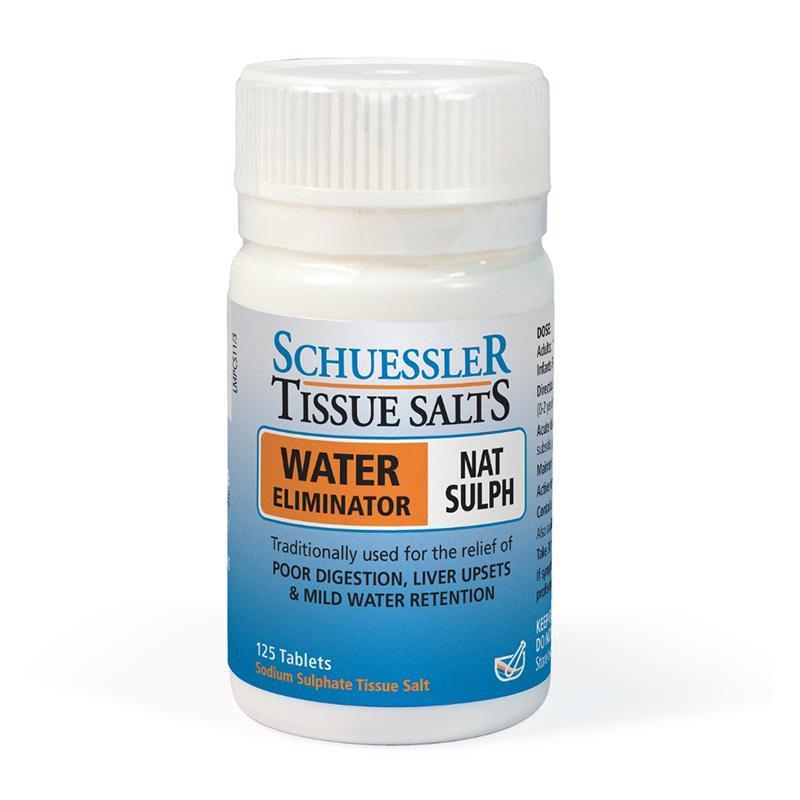 Tissue salts Nat Sulph Water Eliminator 125 Tablets