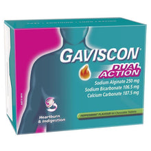 Gaviscon Dual Action Peppermint 64 Chewable Tablets