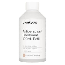 Thankyou Antiperspirant Deodorant Coconut & Santal Refill 100ml