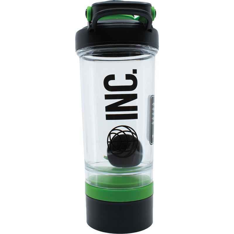 INC Tritan Shaker Bottle Green 600ml