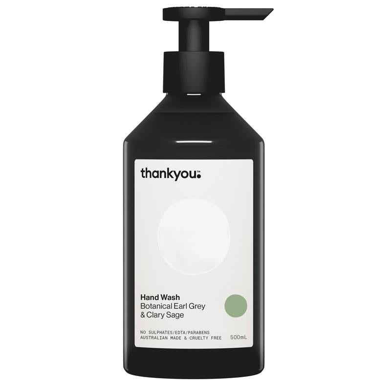 Botanical Hand Wash - Earl Grey & Clary Sage Scent, 500ml