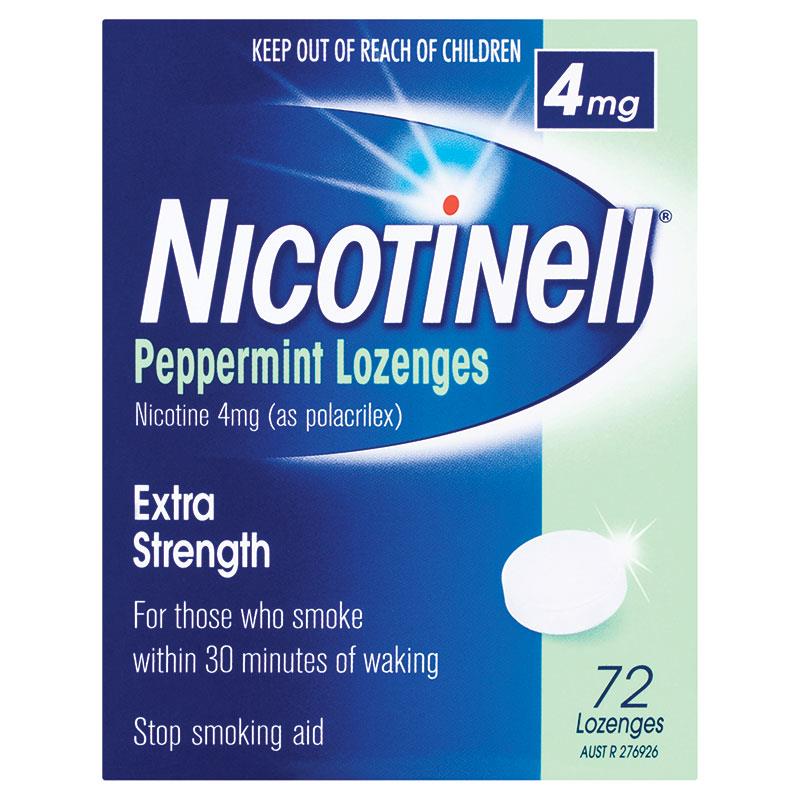 Nicotinell Lozenge Peppermint 4mg 72