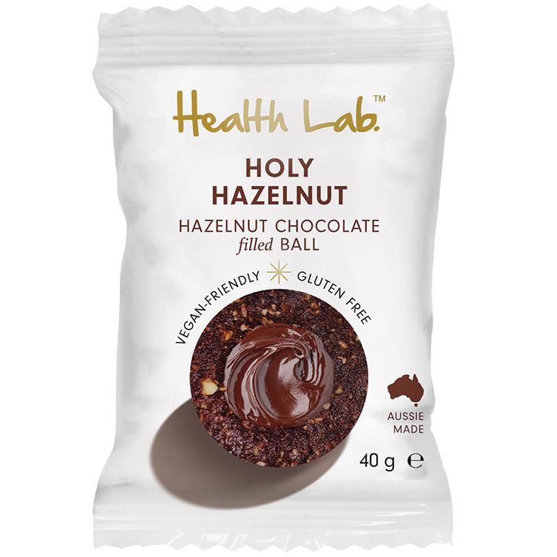 Health Lab Ball Holy Hazelnut Chocolate Filled 40g