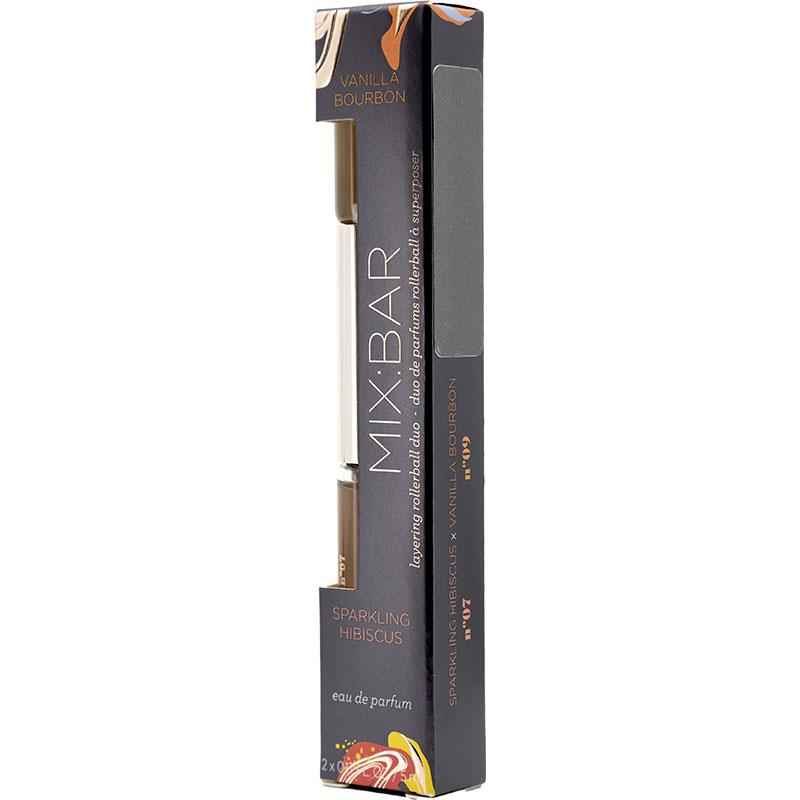Mix Bar Sparkling Hibiscus & Vanilla Bourbon Double Sided Rollerball 10ml