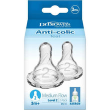 Dr Browns Level 2 Teat Narrow Neck 2 Pack