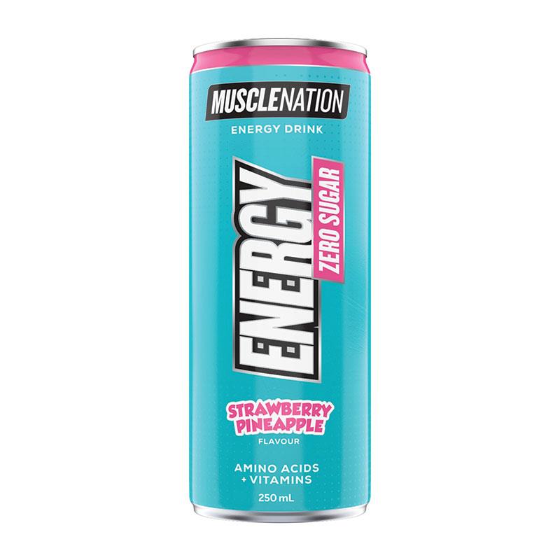 Muscle Nation Energy Drink Strawberry Pineapple 250ml