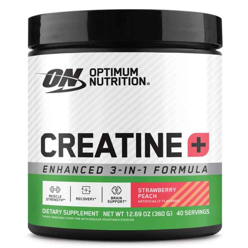 Optimum Nutrition Creatine + 3 in 1 Strawberry Peach 360g