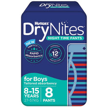 DryNites Night Pants Boy 8-15 Years (27-57kg) 8 Pack