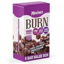 Maxine's Burn Bars Choc Crunch Obsession 5 x 40g