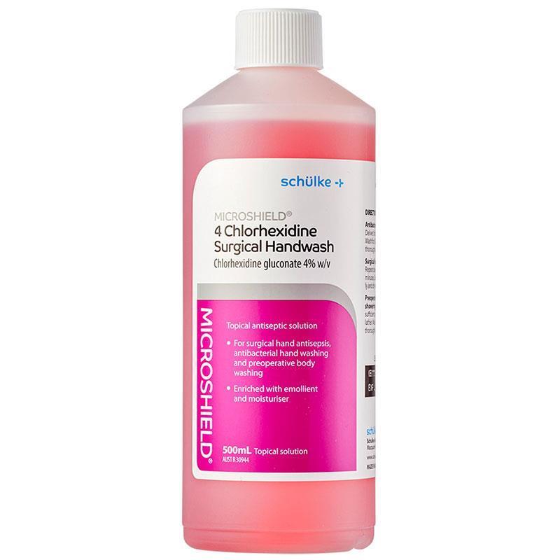 Microshield 4 Chlorhexidine Surgical Handwash 500ml
