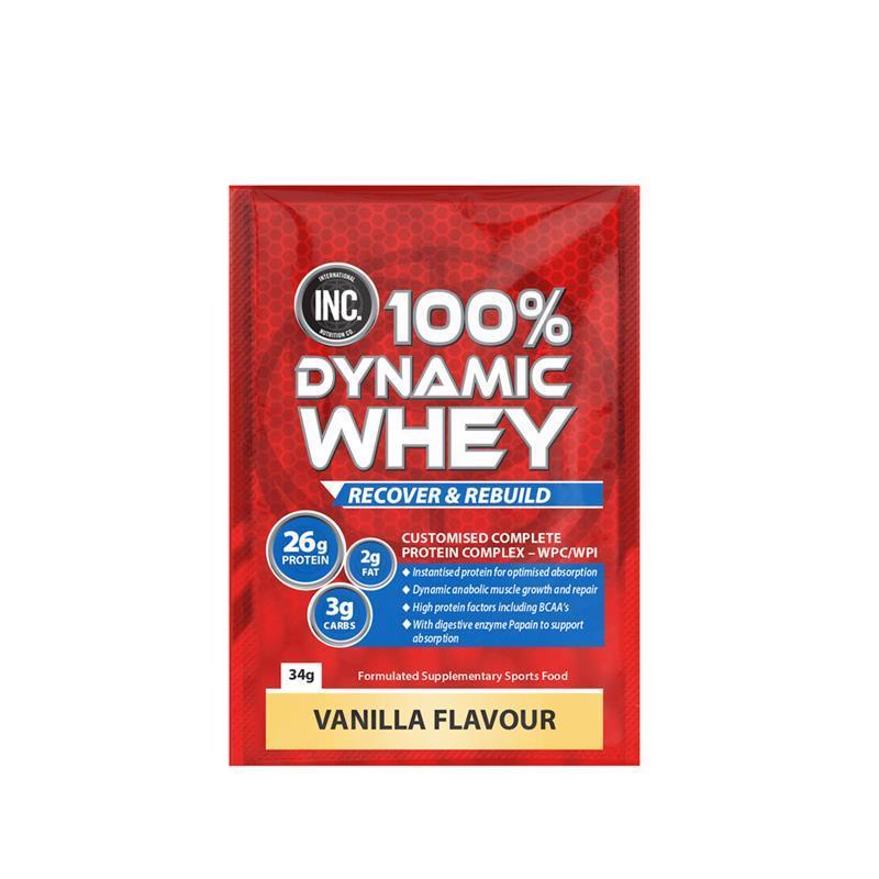 INC. 100% Dynamic Whey Vanilla Sachet 35g