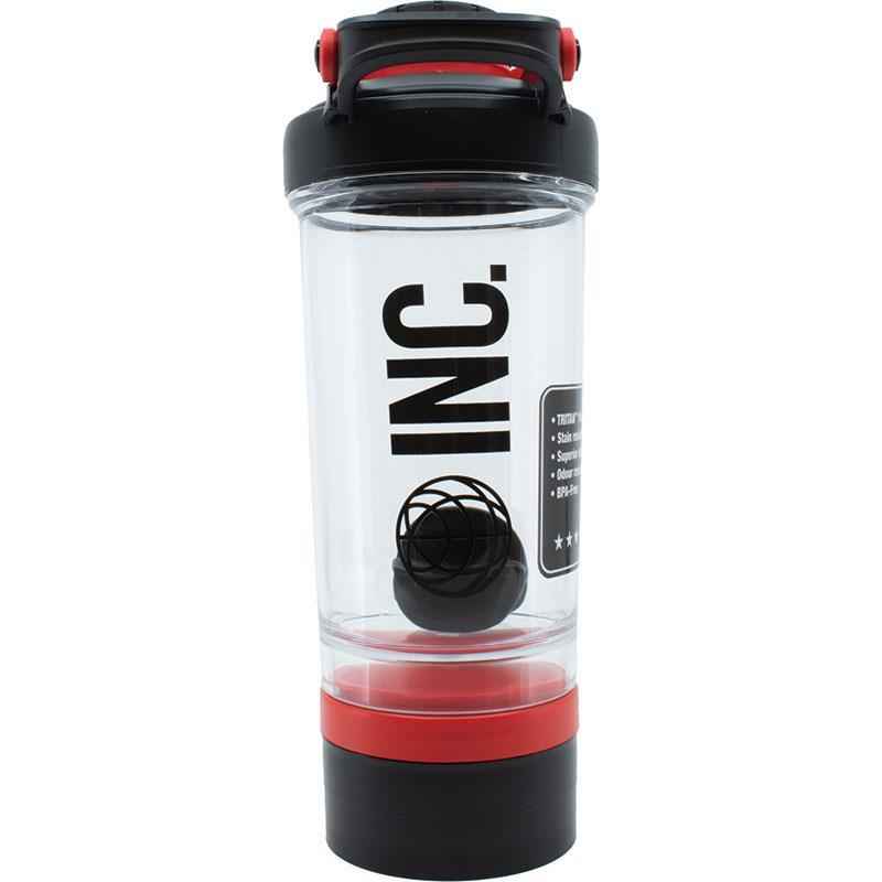 INC Tritan Shaker Bottle Red 600ml