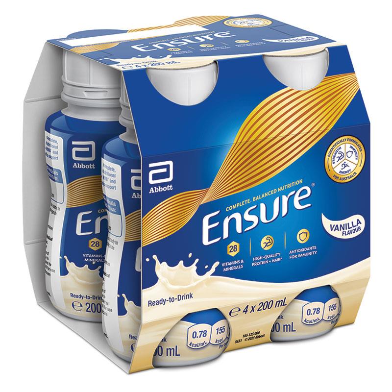 Ensure Vanilla Multipack 4x200ml