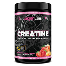 Faction Labs 100% Pure Creatine Monohydrate Strawberry Mango Flavour 350g
