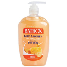Bathox Hand Wash Milk & Honey 600ml